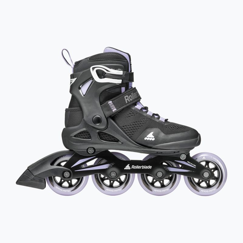 Rollerblade Macroblade 84 дамски ролкови кънки черни и лилави 07370900 9