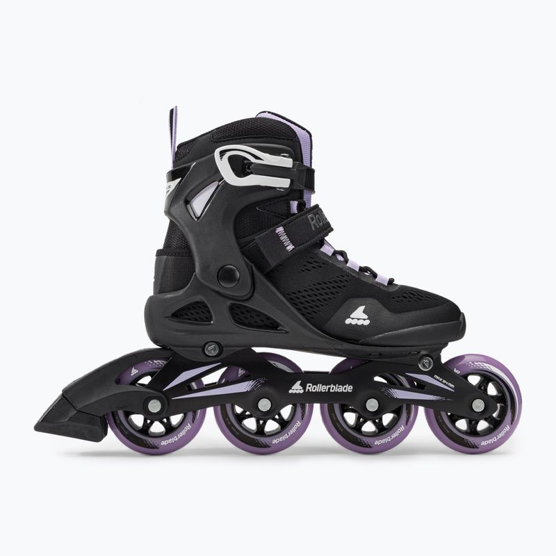 Rollerblade Macroblade 84 дамски ролкови кънки черни и лилави 07370900 2