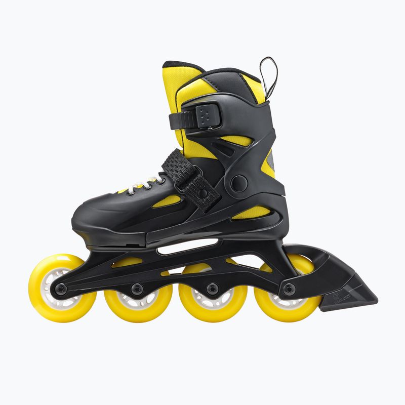 Детски ролкови кънки Rollerblade Fury черни/жълти 6