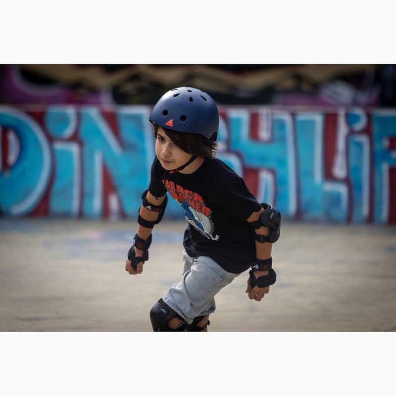 Детски ролери с протектори Rollerblade Fury Combo Jr black/red 9