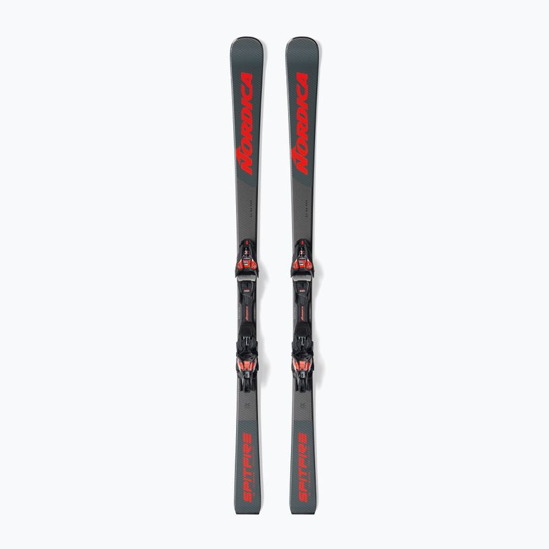 Nordica Spitfire DC 68 Pro FDT + XCELL12 FDT сиви/червени ски за спускане 6