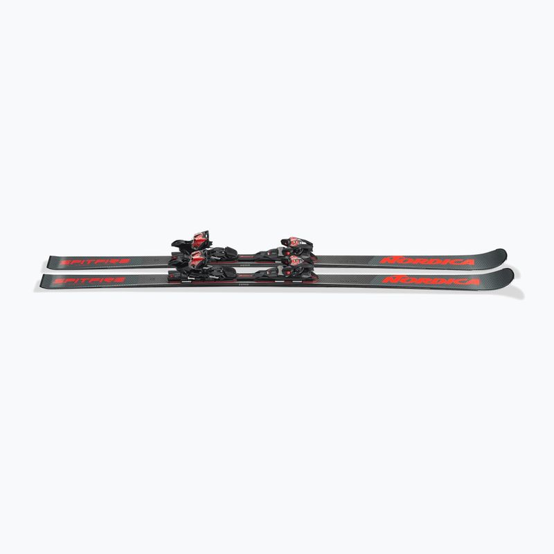 Nordica Spitfire DC 68 Pro FDT + XCELL12 FDT сиви/червени ски за спускане 9