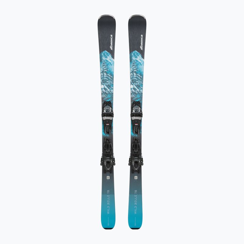 Дамски пистови ски Nordica Wild Belle 78 + автомати TP2COMP10 FDT anthrazite/aqua