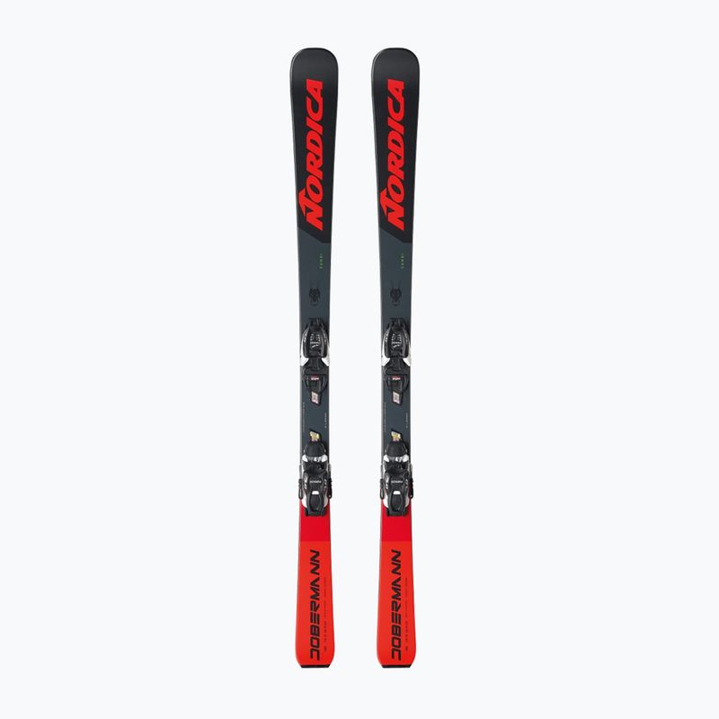 Детски ски за спускане Nordica Doberman Combi Pro S + J7.0 FDT black/red 6