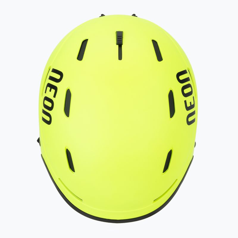 Скиорска каска Neon Alpha yellow/black 6