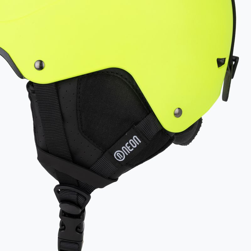 Скиорска каска Neon Alpha yellow/black 8