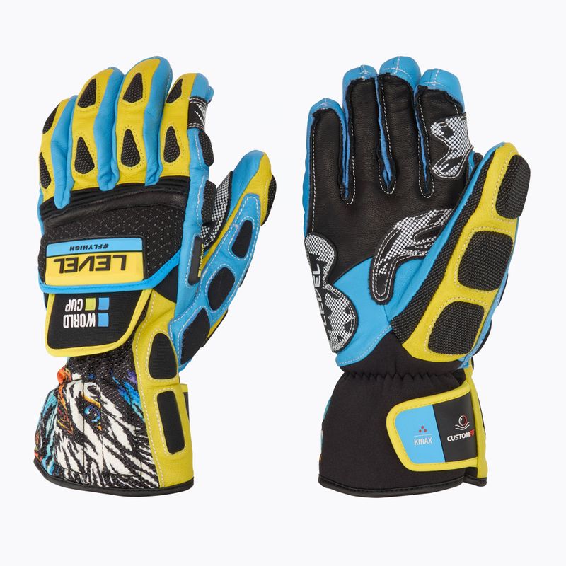 Скиорски ръкавици Worldcup CF yellow/blue