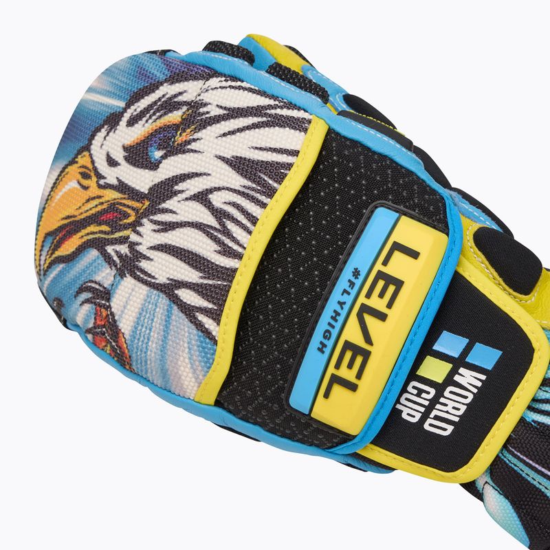 Скиорски ръкавици Level Worldcup CF Mitt yellow/blue 6