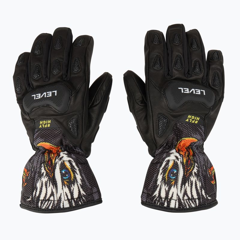 Детски скиорски ръкавици Level Sq JR CF pk black 2