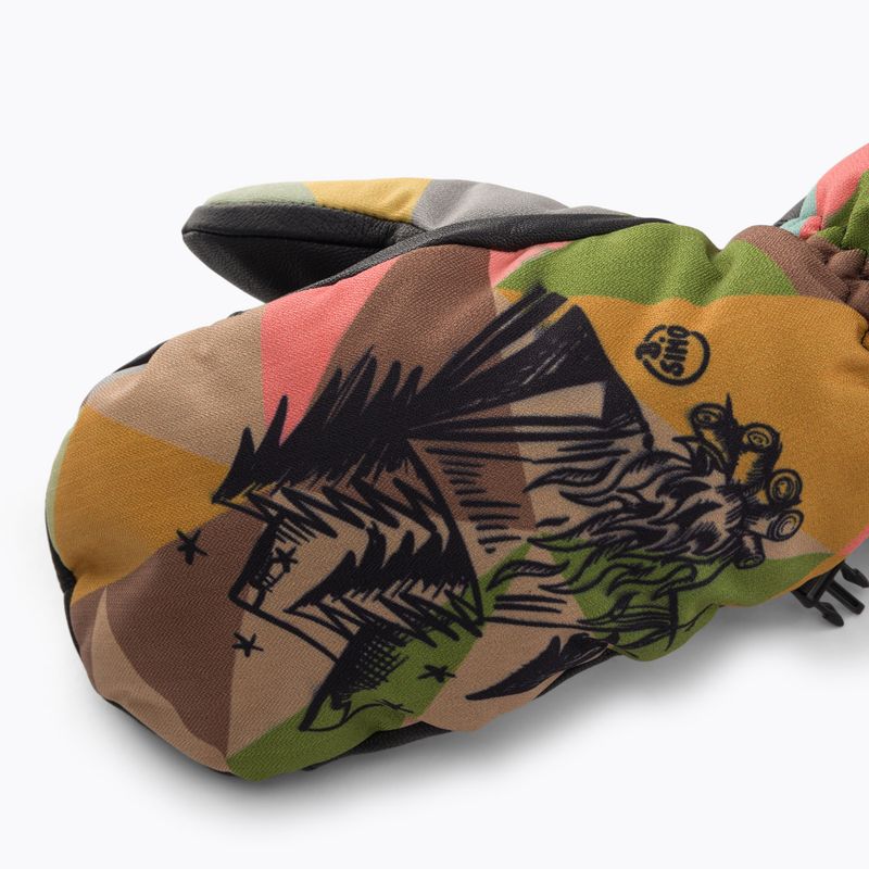 Детски скиорски ръкавици Level Vertigo Mitt Teen wood 5