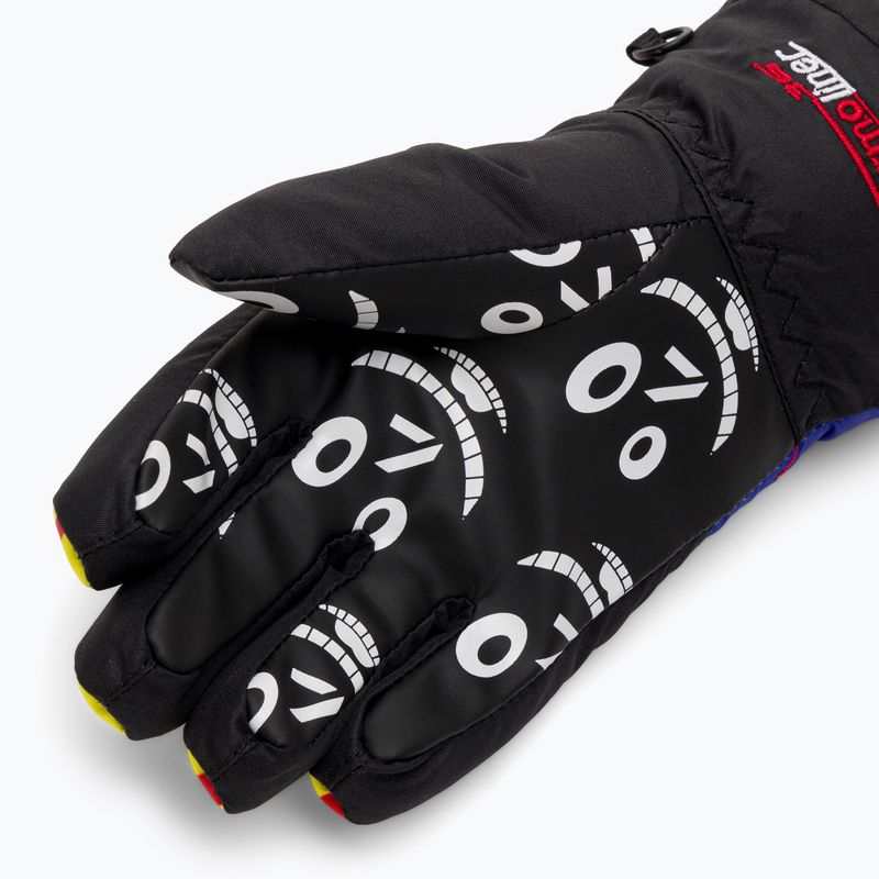 Детски скиорски ръкавици Level Lucky yellow/blue 4