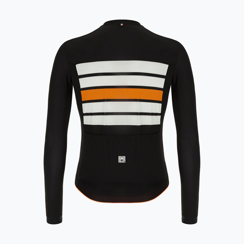 Мъжка колоездачна фланелка Santini Ecosleek Bengal black 2S215075ESLKBENGBIS 2