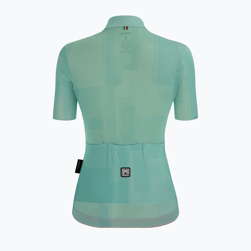 Дамско колоездачно трико Santini Delta Kinetic синьо 2S940L75DELTAKINEACS 2