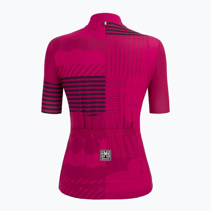 Дамско колоездачно трико Santini Giada Optic pink 2S95475GIADAOPTILAS 2