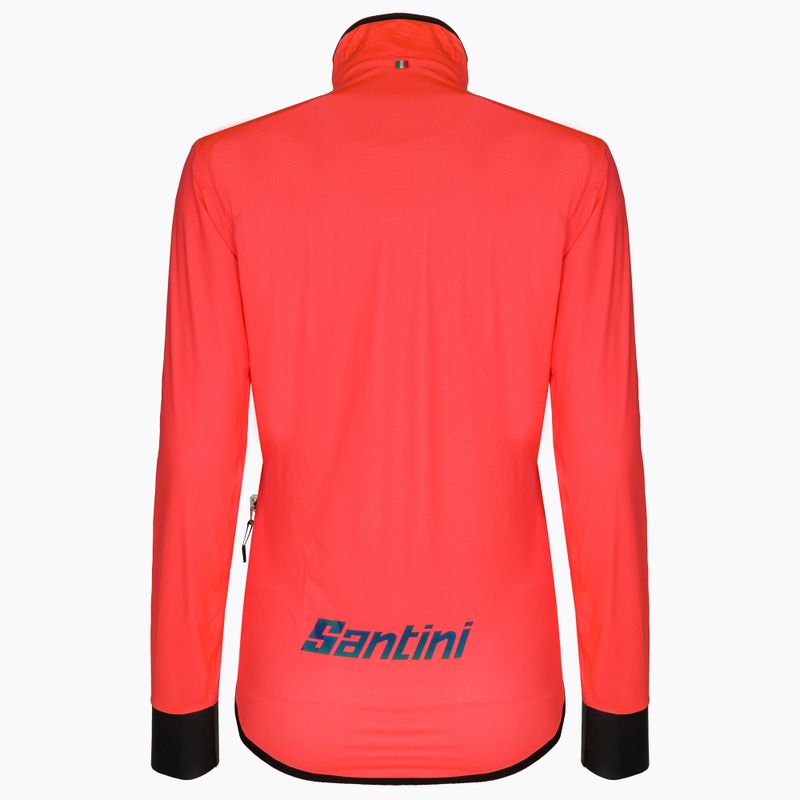 Дамско яке за колоездене Santini Guard Nimbus orange 2W52375GUARDNIMBGN 2