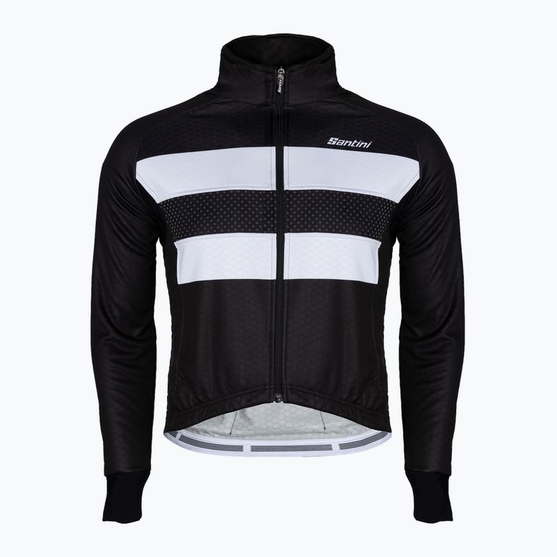 Мъжко яке за колоездене Santini Colore Bengal black 2W50775COLORBENGNE