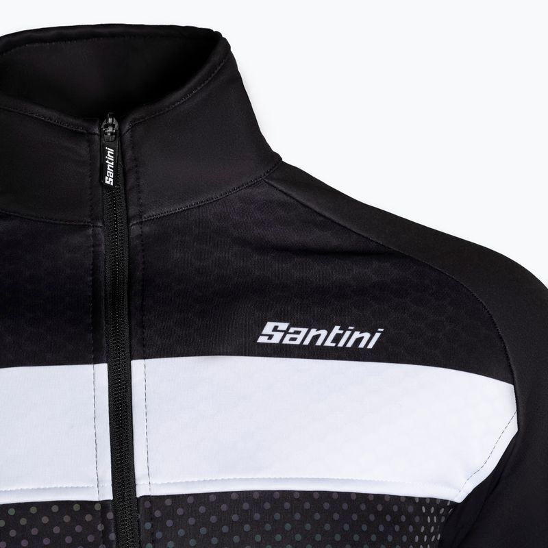 Мъжко яке за колоездене Santini Colore Bengal black 2W50775COLORBENGNE 3