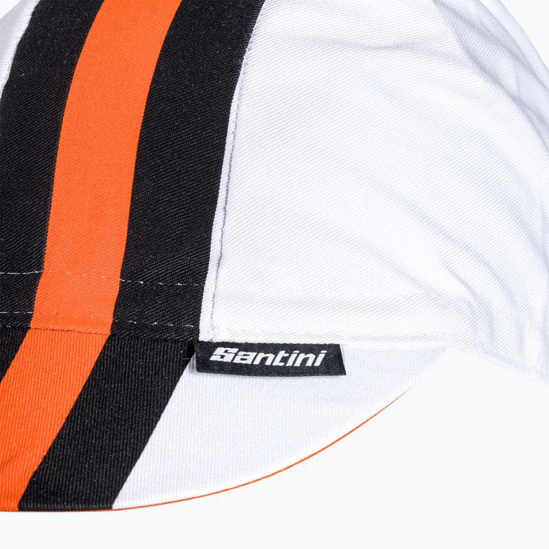 Santini Bengal колоездачна шапка бяла 2S460COTBENGBIUNI 7