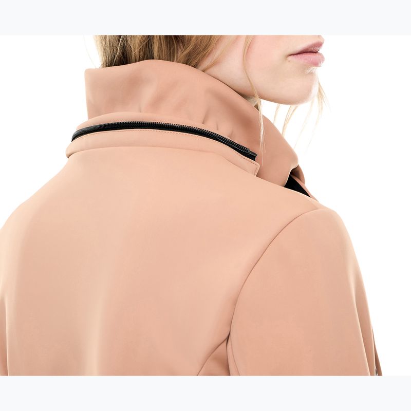 Дамски скиорски гащеризон EA7 Emporio Armani Pure Softshell Jumpsuit mocha mousse 4