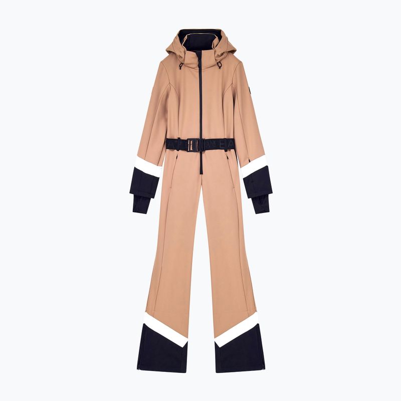 Дамски скиорски гащеризон EA7 Emporio Armani Pure Softshell Jumpsuit mocha mousse 7
