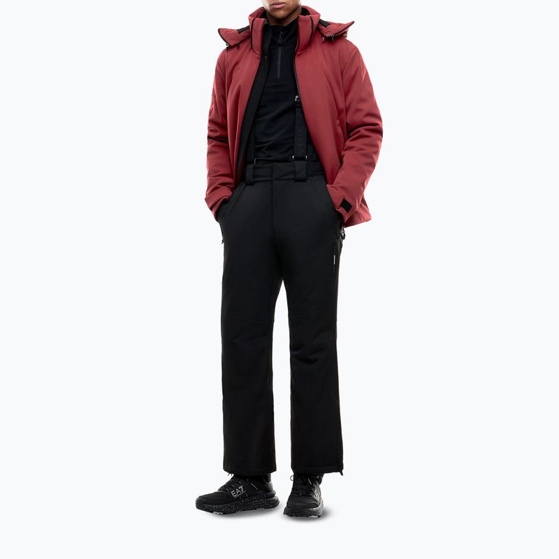 Мъжки скиорски суитшърт EA7 Emporio Armani Pure Powerstretch T-Top Half Zip black 2