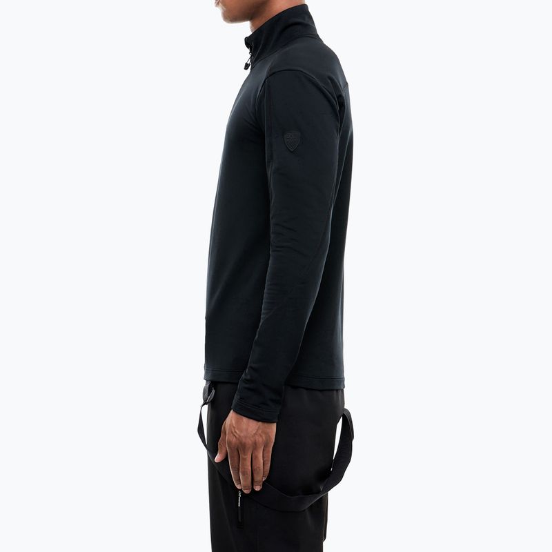 Мъжки скиорски суитшърт EA7 Emporio Armani Pure Powerstretch T-Top Half Zip black 4