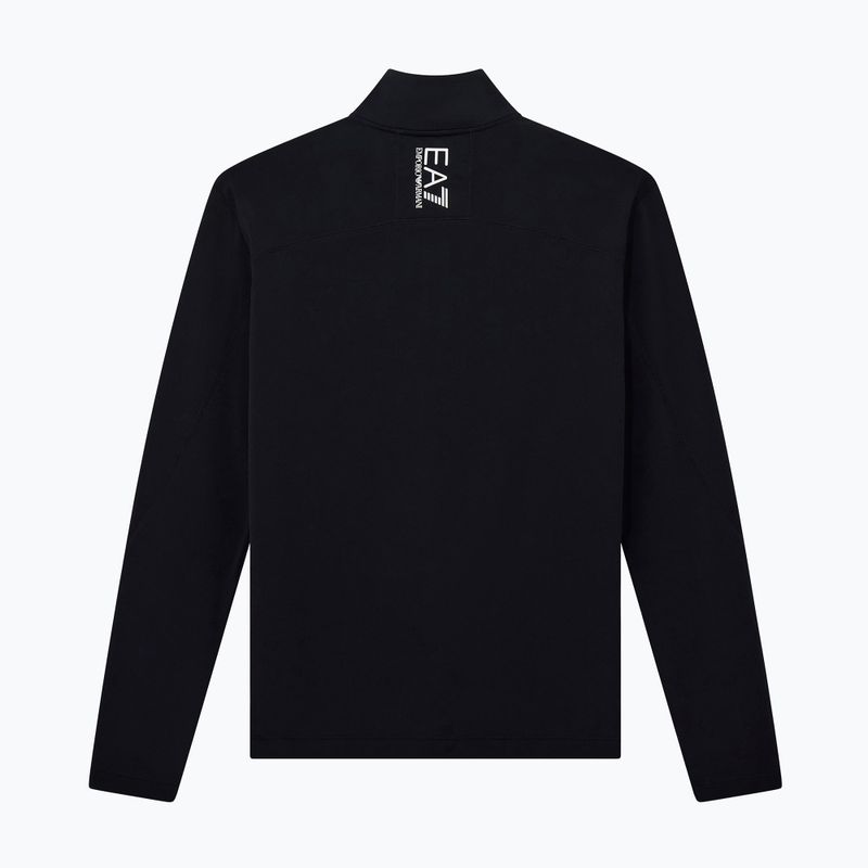 Мъжки скиорски суитшърт EA7 Emporio Armani Pure Powerstretch T-Top Half Zip black 7