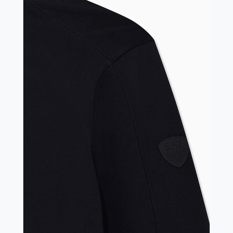 Мъжки скиорски суитшърт EA7 Emporio Armani Pure Powerstretch T-Top Half Zip black 8