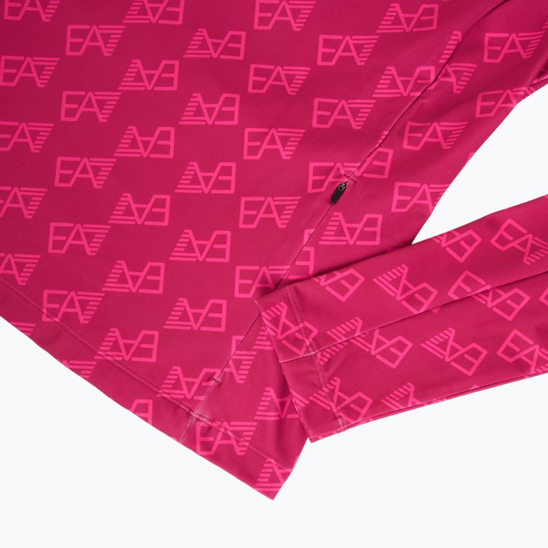 Дамски скиорски суитшърт EA7 Emporio Armani Pure Powerstretch T-Top Half Zip fancy vivacious mono 4