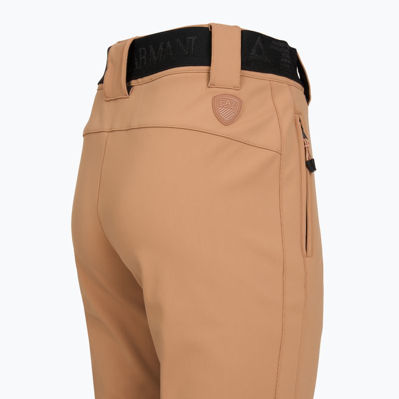 Дамски скиорски панталони EA7 Emporio Armani Pure Softshell Waisted mocha mousse 4