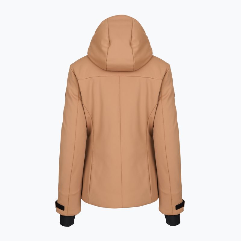 Дамско скиорско яке EA7 Emporio Armani Pure Softshell mocha mousse 2
