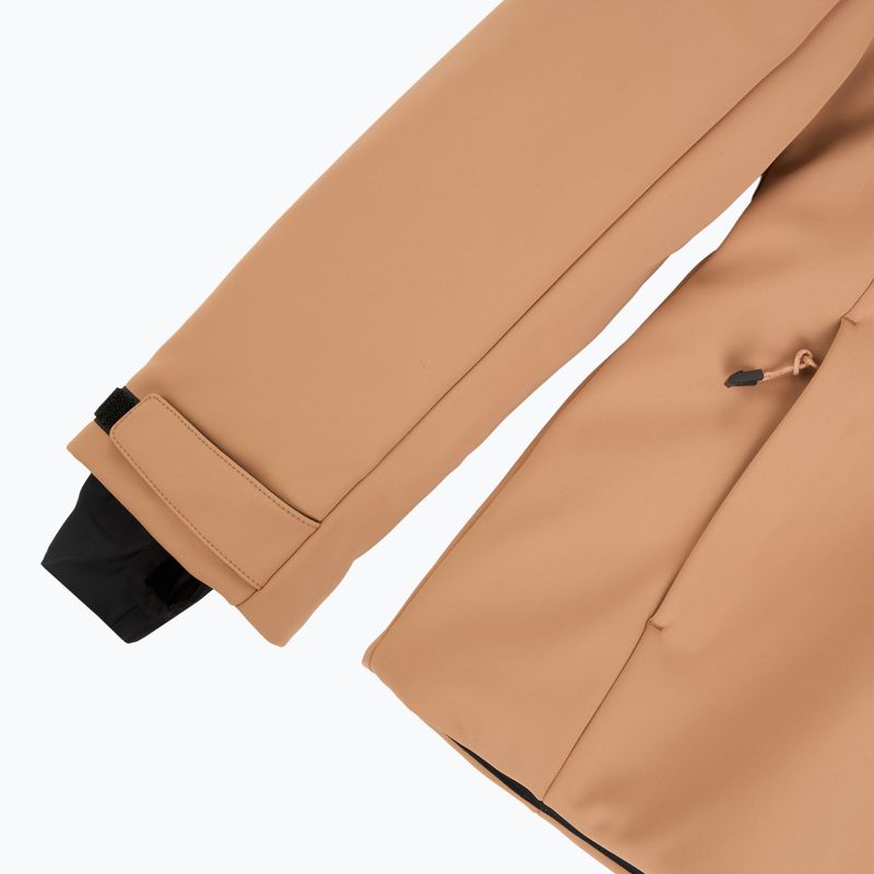 Дамско скиорско яке EA7 Emporio Armani Pure Softshell mocha mousse 5