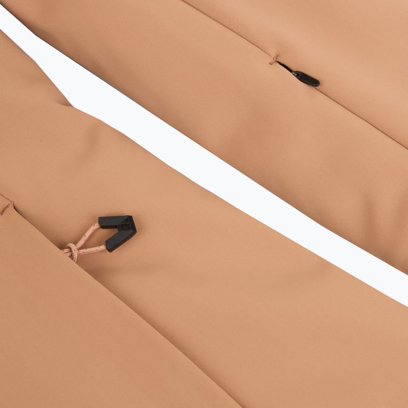 Дамско скиорско яке EA7 Emporio Armani Pure Softshell mocha mousse 6