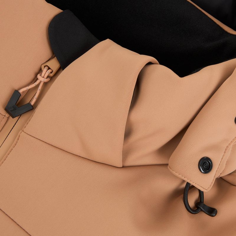 Дамско скиорско яке EA7 Emporio Armani Pure Softshell mocha mousse 7