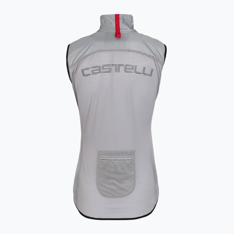 Дамска колоездачна жилетка Castelli Aria W silver gray 2