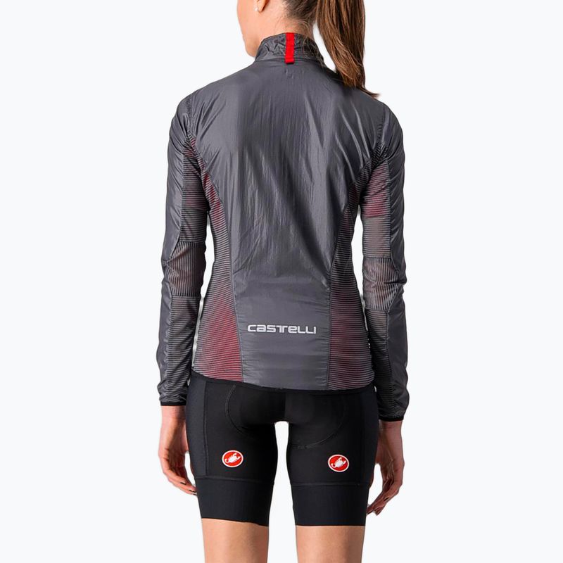 Дамско колоездачно яке Castelli Aria Shell W dark gray 2
