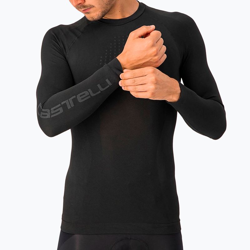 Мъжка блуза с дълъг ръкав за колоездене Castelli Core Seamless Base Layer black 3