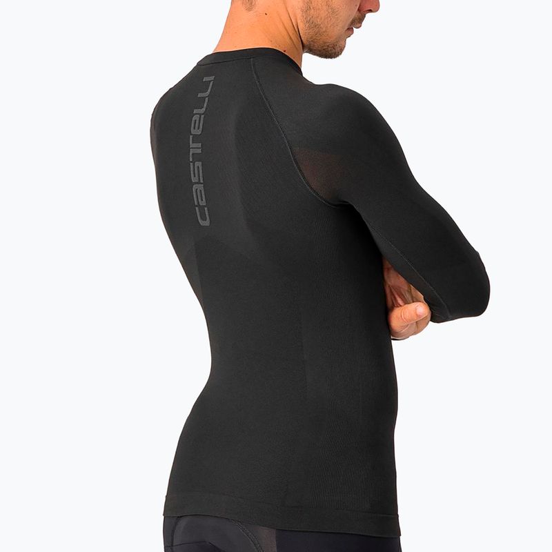Мъжка блуза с дълъг ръкав за колоездене Castelli Core Seamless Base Layer black 4