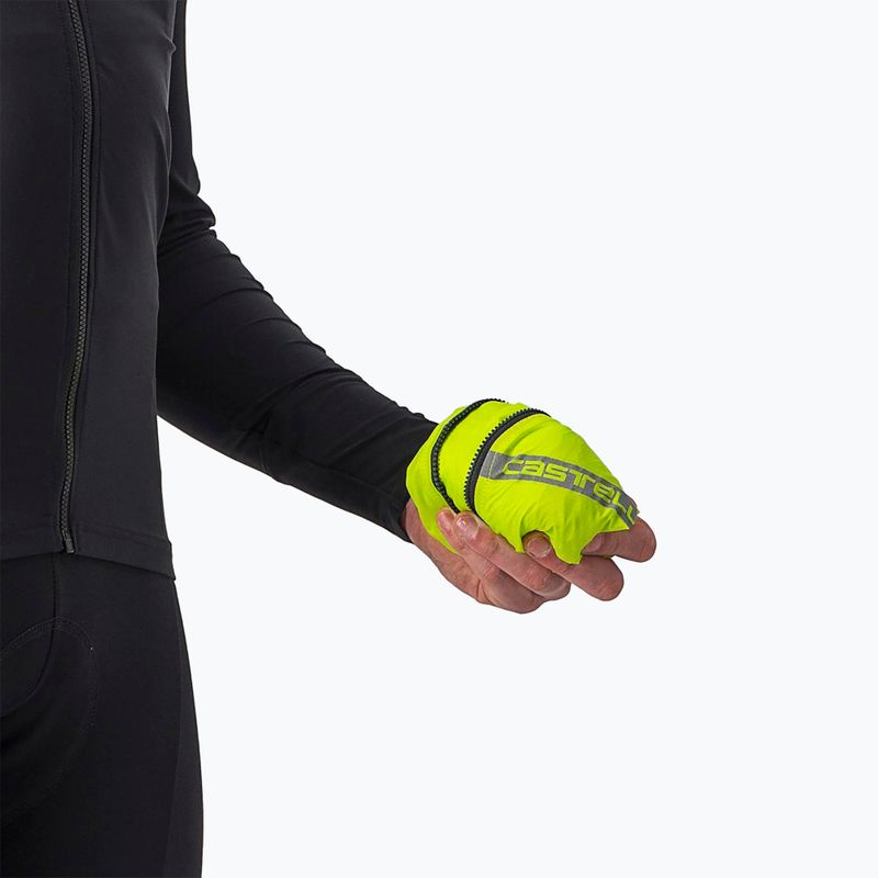 Мъжко яке за колоездене Castelli Squadra Stretch electric lime/dark grey 3