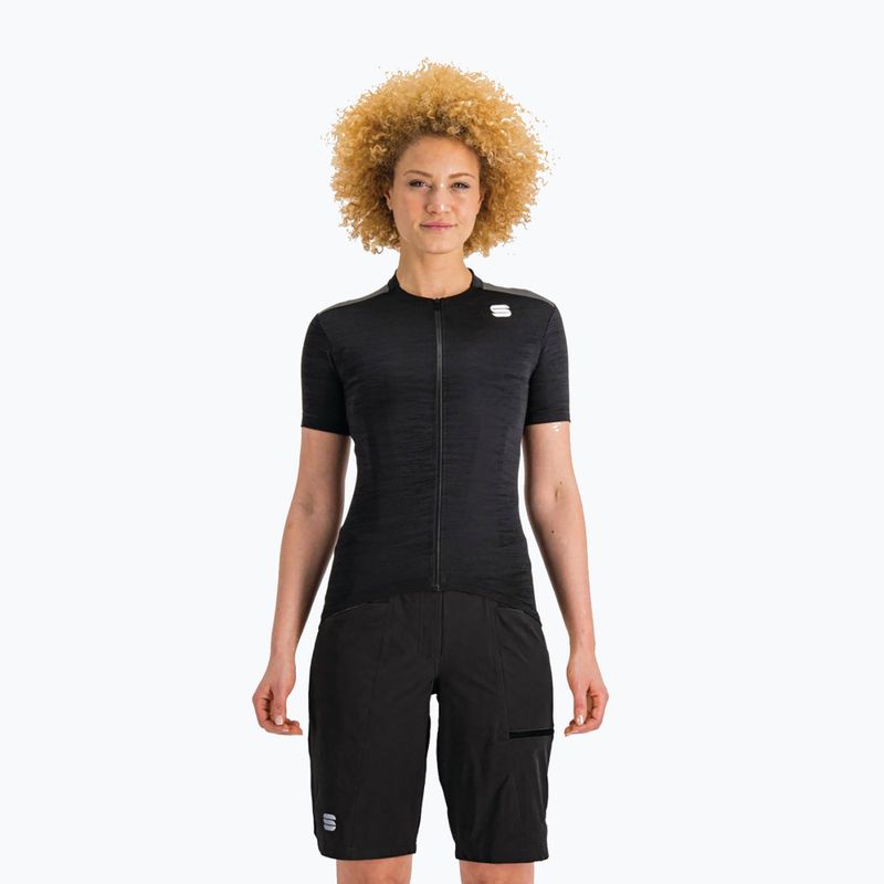 Дамски къси панталони за колоездене Sportful Giara Overshort black 1122033.002