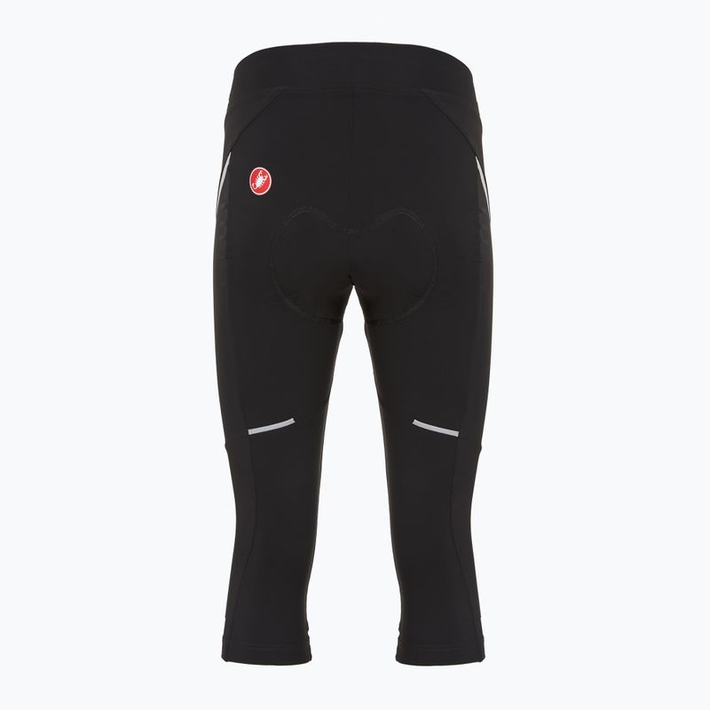 Дамски къси панталони за колоездене Castelli Velocissima 3 Knicker W black/silver 2