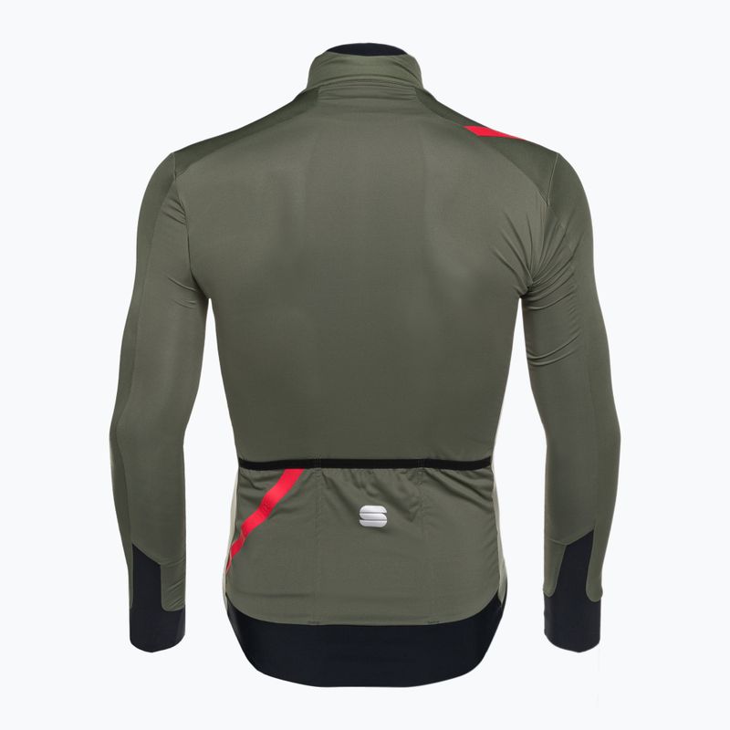 Мъжко яке за колоездене Sportful Fiandre Light No Rain beetle 1120021.305 2