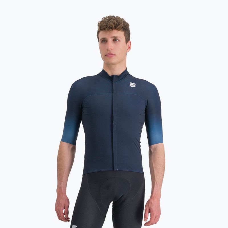 Мъжка колоездачна фланелка Sportful Midseason Pro blue 1122039.456