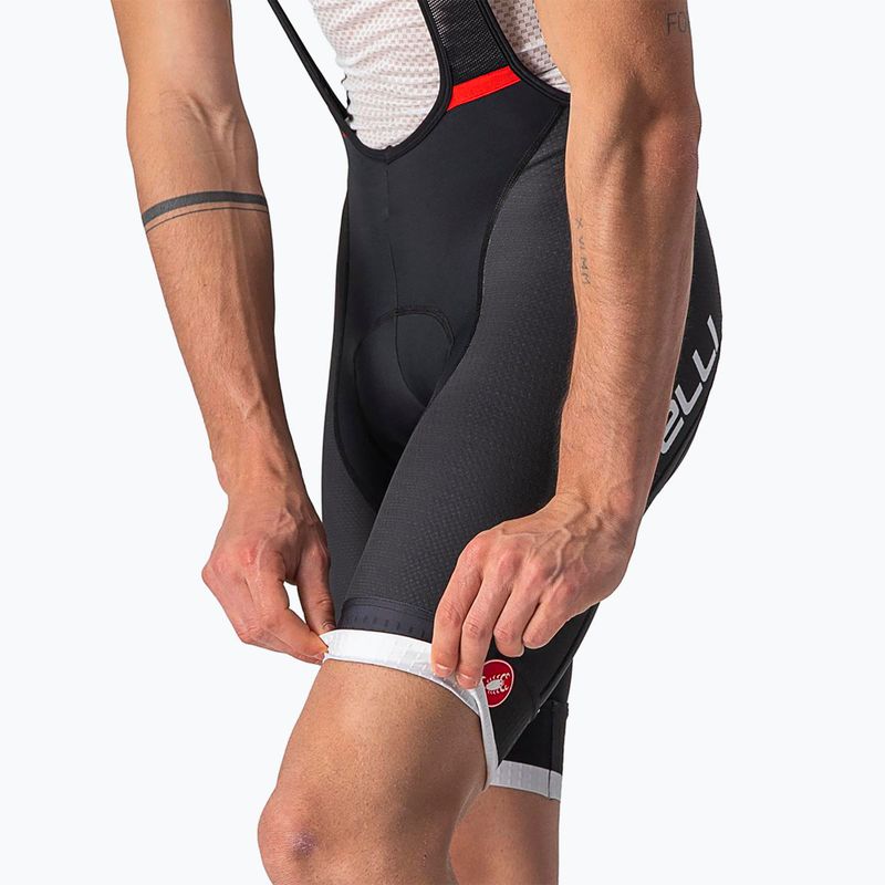 Мъжки къси панталони за колоездене Castelli Competizione Kit black/silver grey 6
