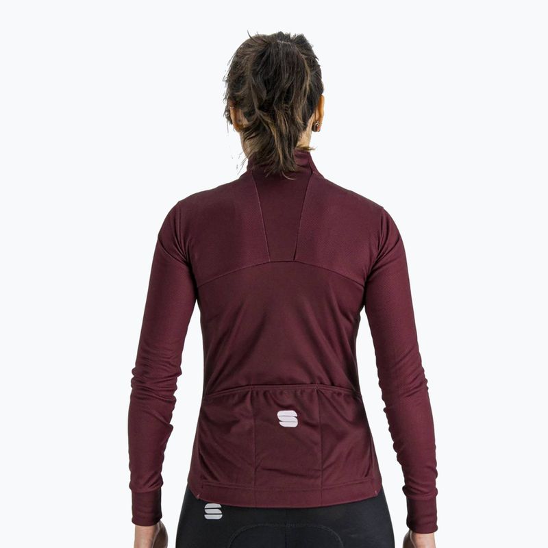 Дамско колоездачно трико Sportful Kelly Thermal Jersey red 1120530.605 2