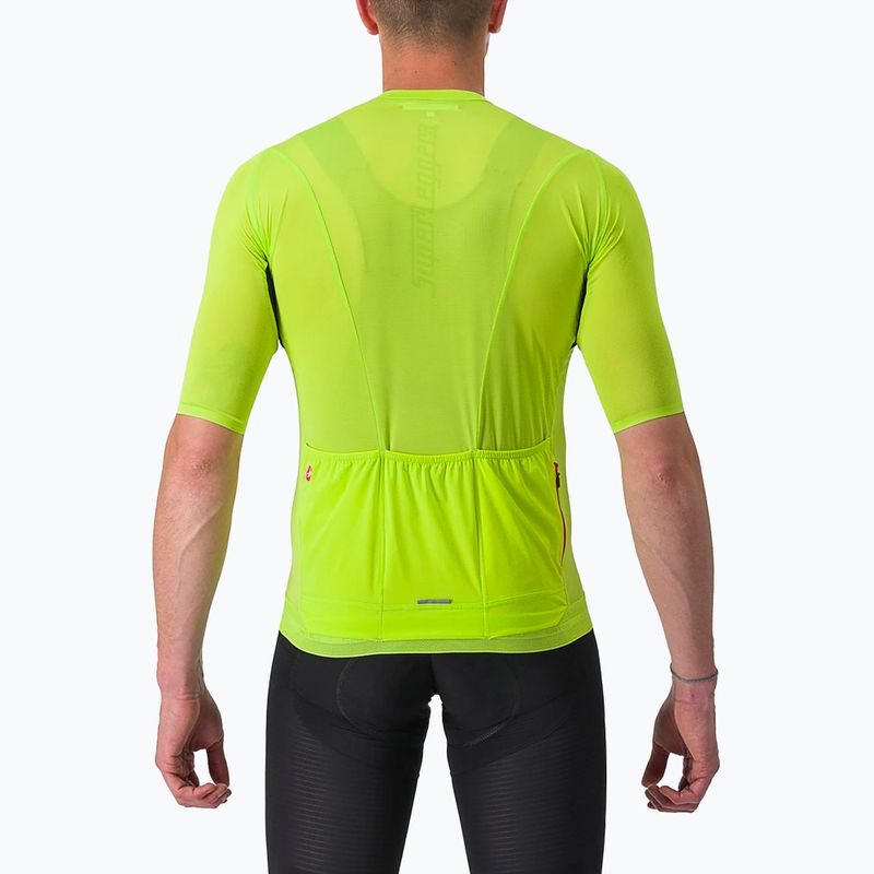 Мъжка колоездачна фланелка Castelli Superleggera 3 electric lime 2