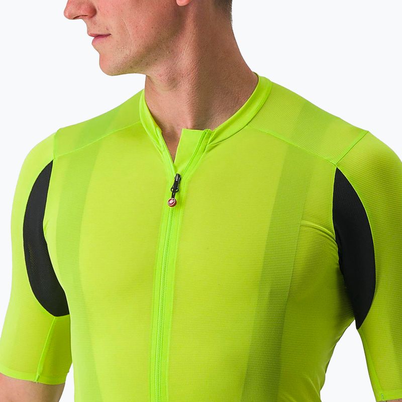 Мъжка колоездачна фланелка Castelli Superleggera 3 electric lime 3
