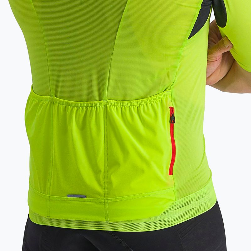 Мъжка колоездачна фланелка Castelli Superleggera 3 electric lime 5