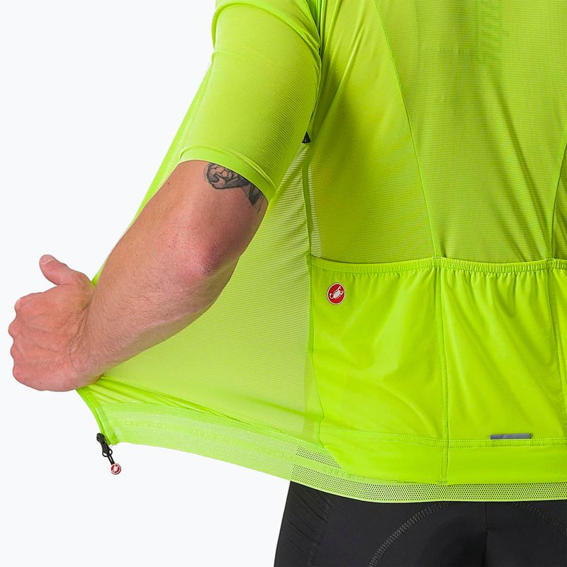 Мъжка колоездачна фланелка Castelli Superleggera 3 electric lime 6