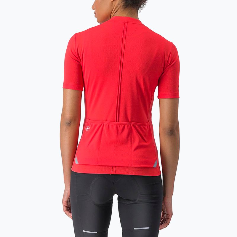 Дамска колоездачна тениска Castelli Anima 4 hibiscus 2